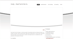 Desktop Screenshot of hardyreedtool.com